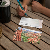 Bryce Canyon National Park Waterverf Briefkaart