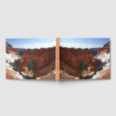 Bryce Canyon Natural Bridge Snowy Landscape Foto Gastenboek (Volledig)