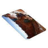 Bryce Canyon Natural Bridge Snowy Landscape Foto Magneet (Rechterzijde)