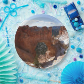 Bryce Canyon Natural Bridge Snowy Landscape Foto Papieren Bordje (Feest)
