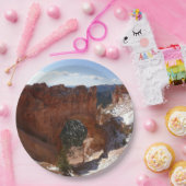 Bryce Canyon Natural Bridge Snowy Landscape Foto Papieren Bordje (Feest)