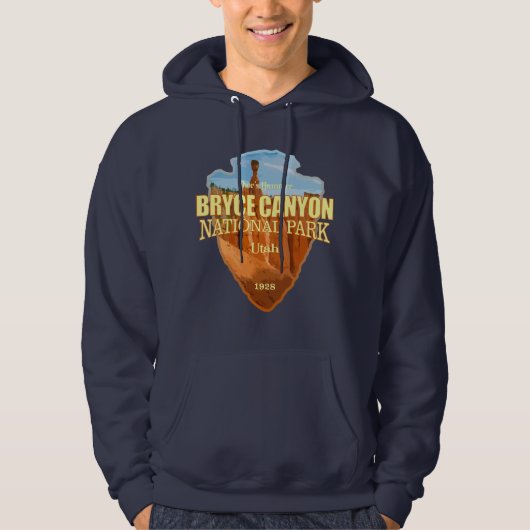 Bryce Canyon NP (pijlpunt) Hoodie (Voorkant)