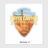 Bryce Canyon NP (pijlpunt) Sticker (Vel)