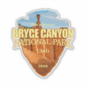 Bryce Canyon NP (pijlpunt) Sticker (Voorkant)