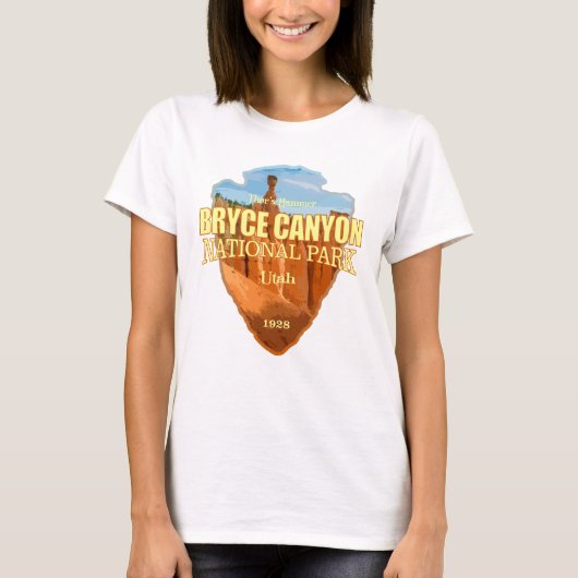 Bryce Canyon NP (pijlpunt) T-shirt (Voorkant)