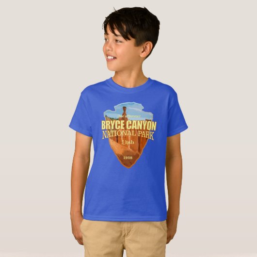 Bryce Canyon NP (pijlpunt) T-shirt (Voorkant volledig)