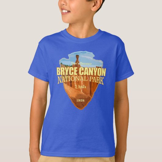 Bryce Canyon NP (pijlpunt) T-shirt (Voorkant)