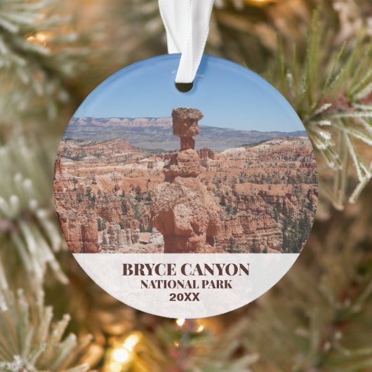 Bryce Canyon Ornament - Personaliseer Jaar (Boom)