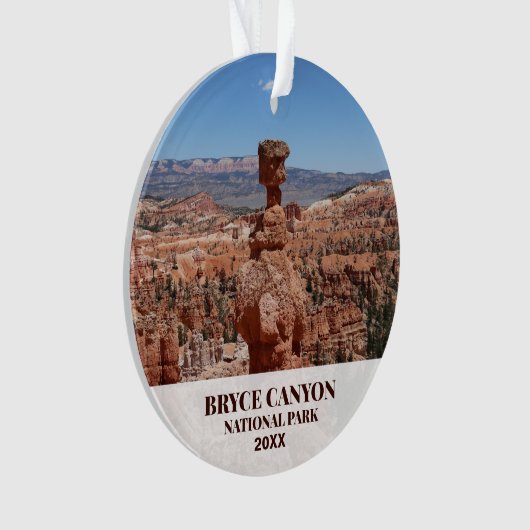 Bryce Canyon Ornament - Personaliseer Jaar (voorkant)