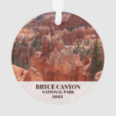 Bryce Canyon Ornament - Personaliseer Jaar (achterkant)