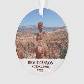 Bryce Canyon Ornament - Personaliseer Jaar (voorkant)
