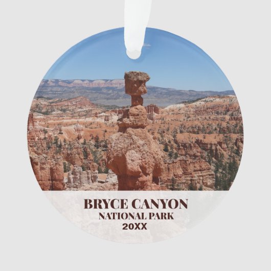 Bryce Canyon Ornament - Personaliseer Jaar (voorkant)