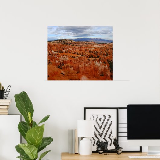 Bryce Canyon Overlook, Utah Poster (Thuiskantoor)