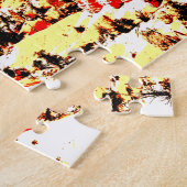 Bryce Canyon Posterization Amphitheater Legpuzzel (Zijkant)