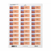 Bryce Canyon retouradres Etiket (Full Sheet)