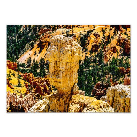 Bryce Canyon Robot Man Foto Afdruk (Voorkant)