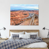 Bryce Canyon Sunrise Canvas Afdruk (Insitu (Slaapkamer))