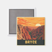 Bryce Canyon Thor's Hamer Utah Souvenir Magneet (Voorkant / Achterkant)