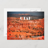 Bryce Canyon, Ut Briefkaart (Voorkant / Achterkant)