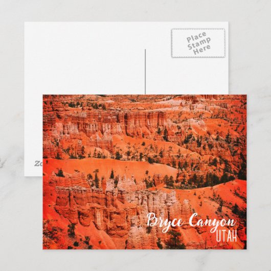 Bryce Canyon, Ut Briefkaart (Voorkant / Achterkant)