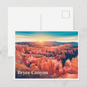 Bryce Canyon Utah Briefkaart (Voorkant / Achterkant)