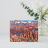 Bryce Canyon Utah Hoodos Briefkaart (Staand voorkant)