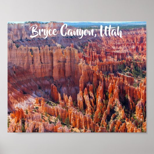 Bryce Canyon Utah Hoodos Poster (Voorkant)