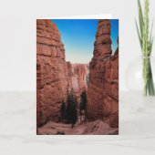 Bryce Canyon, Utah-kaart Kaart (Voorkant)