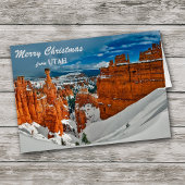 Bryce Canyon Utah Kerst Kaart