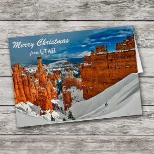 Bryce Canyon Utah Kerst Kaart