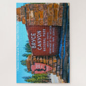 Bryce Canyon Utah.Kerstgroeten Legpuzzel (Verticaal)