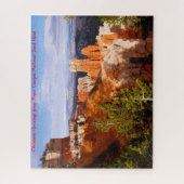 Bryce Canyon Utah. Kerstgroeten Legpuzzel (Verticaal)