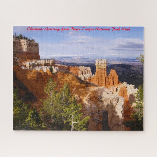 Bryce Canyon Utah. Kerstgroeten Legpuzzel (Horizontaal)