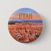 Bryce Canyon Utah round Ronde Button 5,7 Cm (Voorkant)