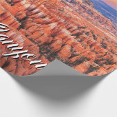 Bryce Canyon Utah Sunset Cadeaupapier (Hoek)