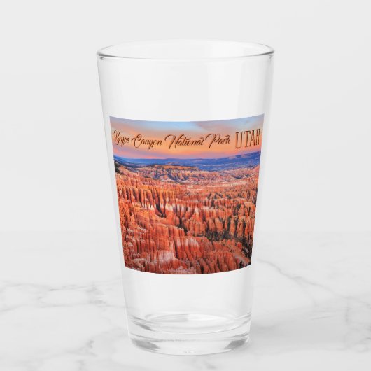 Bryce Canyon Utah Sunset Glas (Voorkant)