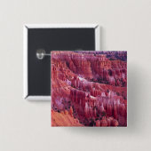 Bryce Canyon, Utah, VS Vierkante Button 5,1 Cm (Voorkant /achterkant)