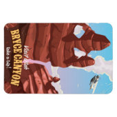 Bryce Canyon vintage-poster Magneet (Horizontaal)