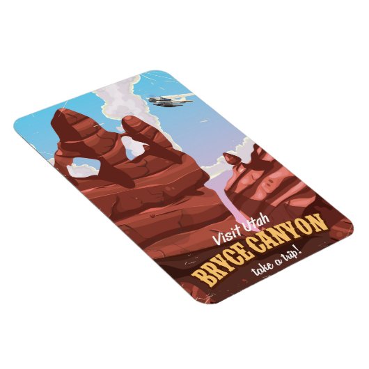 Bryce Canyon vintage-poster Magneet (Rechterzijde)