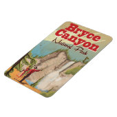 Bryce Canyon Vintage Reisposter Magneet (Linkerzijde)