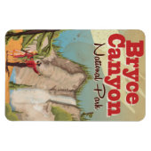 Bryce Canyon Vintage Reisposter Magneet (Horizontaal)