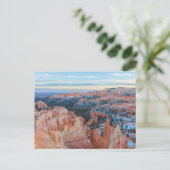 Bryce Canyon Winterlandschap Briefkaart (Staand voorkant)