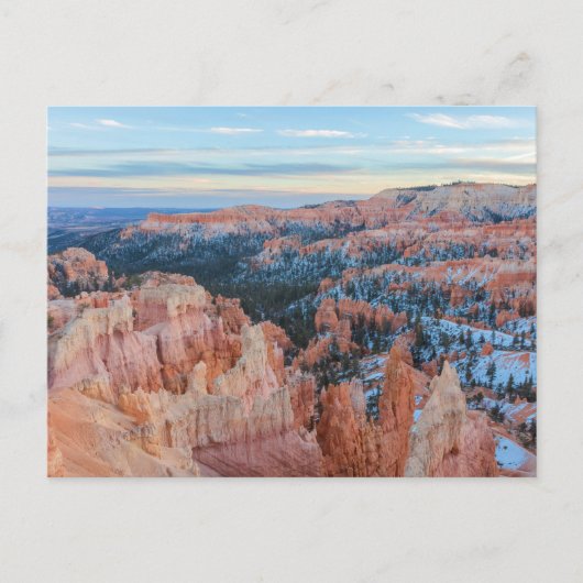 Bryce Canyon Winterlandschap Briefkaart (Voorkant)