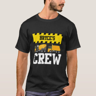 Bryce Construction Creed Custom Dumptruck Truc T-shirt
