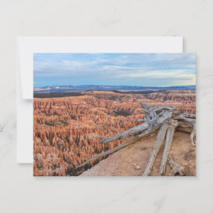 Bryce National Park Canyon bij zonsopgang Briefkaart