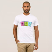 Bryce periodiek table name shirt (Voorkant volledig)