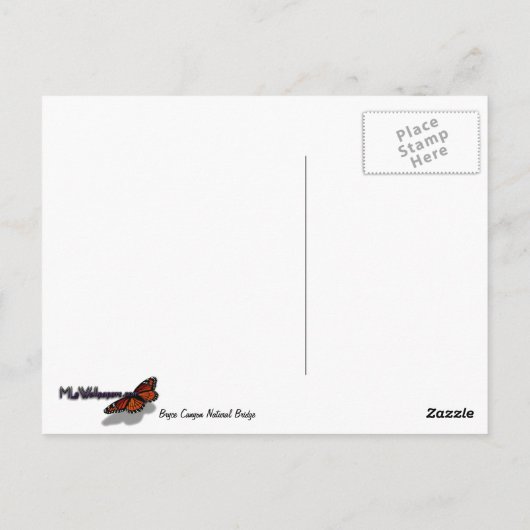 Bryce Point in Bryce Canyon National Park Briefkaart (Achterkant)