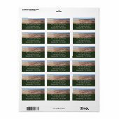 Bryce Point in Bryce Canyon National Park Etiket (Full Sheet)