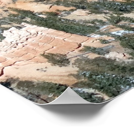 Bryce Point in Bryce Canyon National Park Poster (Hoek)