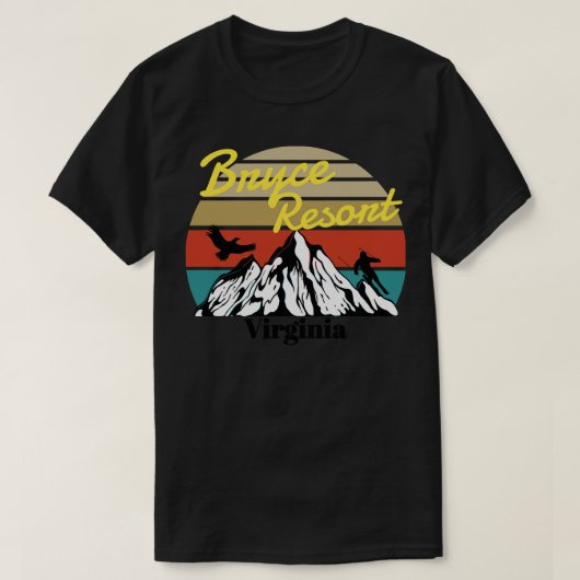 Bryce Resort ski Virginia T-shirt (Design voorkant)